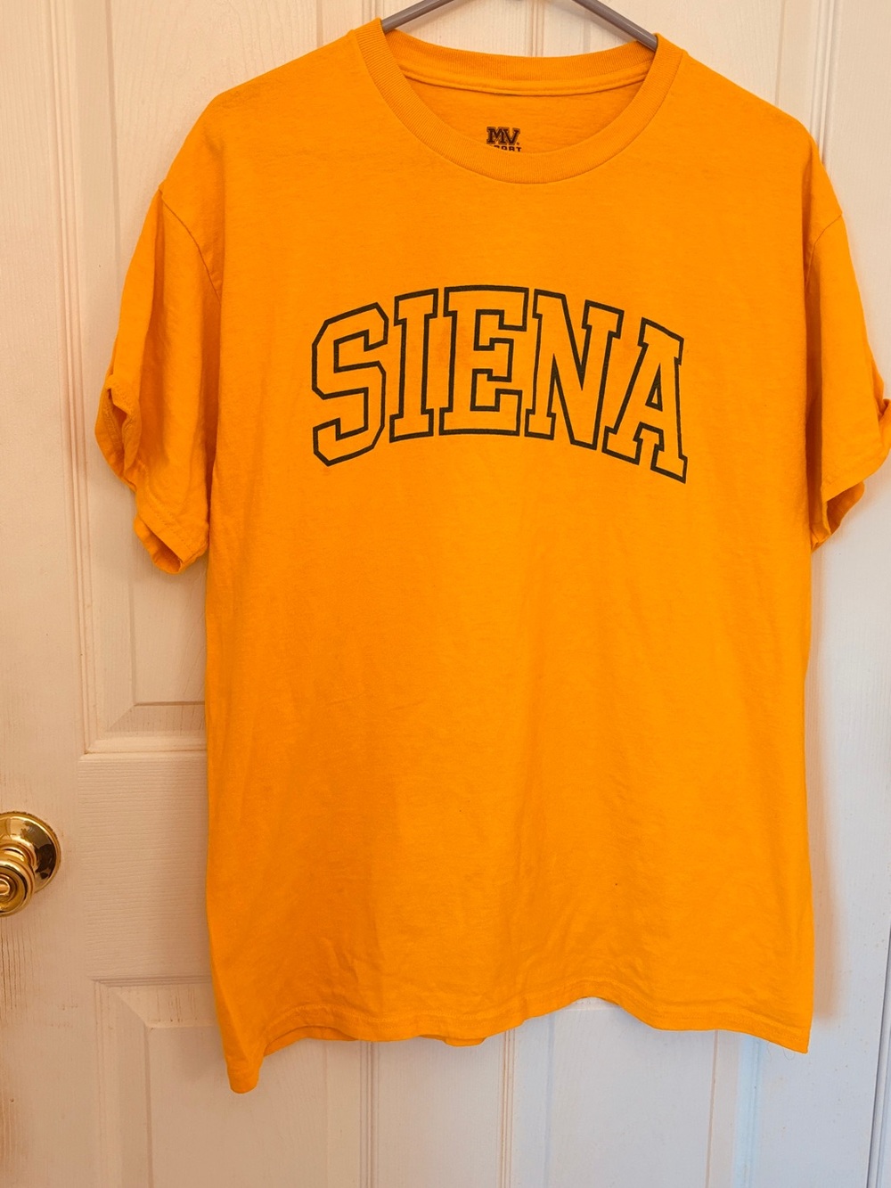 MV Sport Siena Short-Sleeve Crewneck in Bright Gold